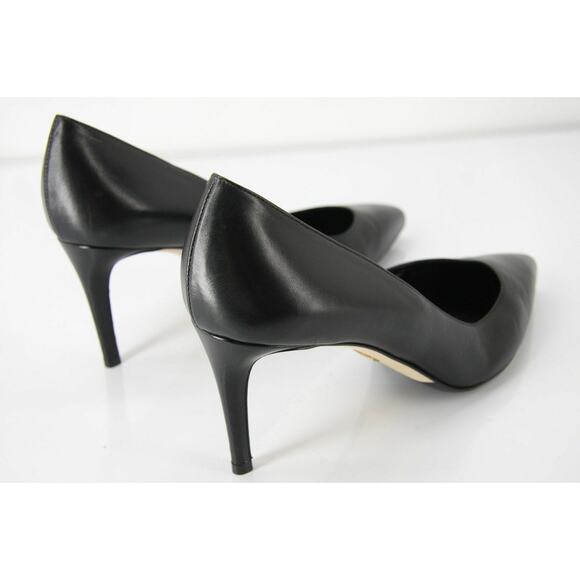 Gucci Black Leather Brooke Pointy Toe Heel Pumps Size 38.5 New $635 Women's - Picture 7 of 12